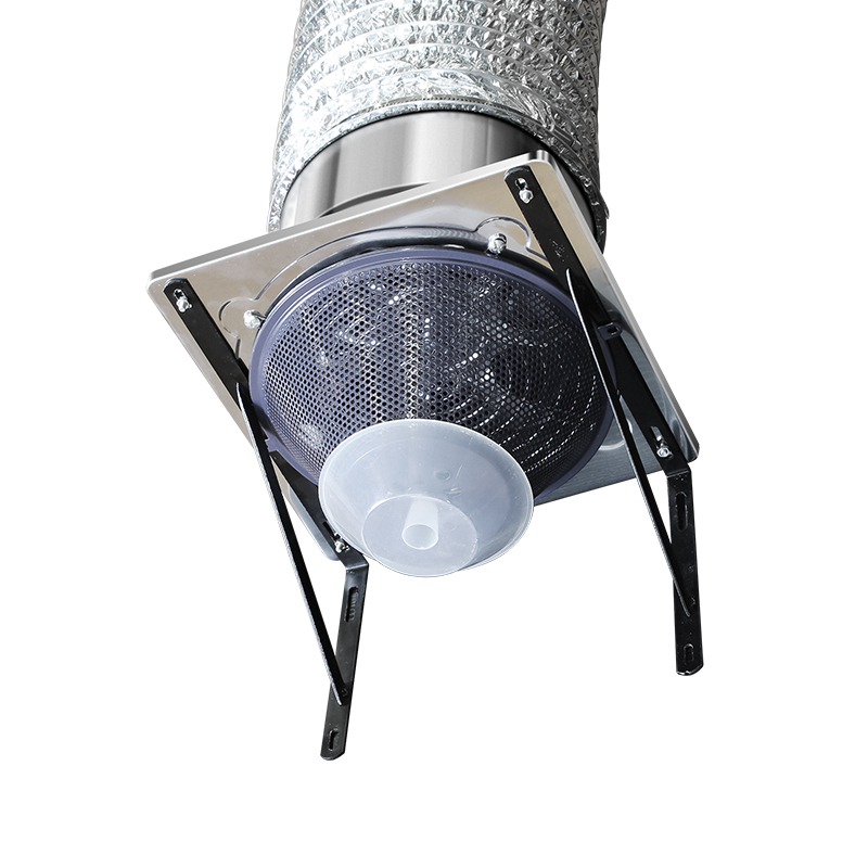 Quadratum range cucullo cum bracket, simplex et potens range cucullo cum bracket pro familia usu