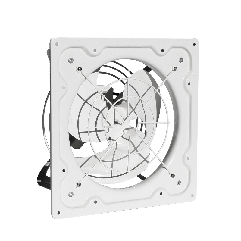 Quadratum ferro exhauriunt fan, metallum murum exhauriendo fan