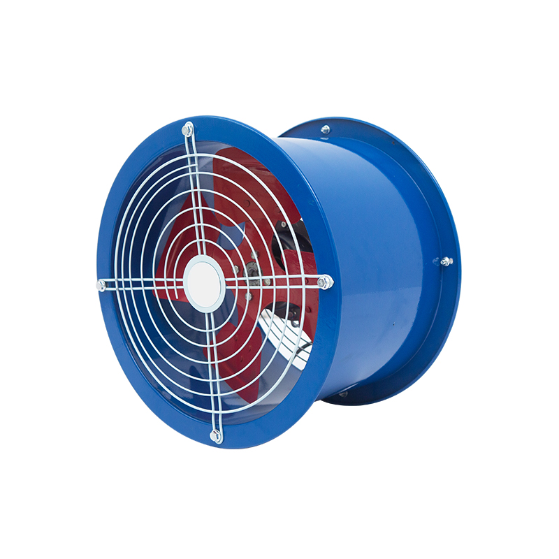 Minimum strepitu ducted axial fluxus fan, murum mounted axial fluxus circularis industriae evacuatione exhaurit fan