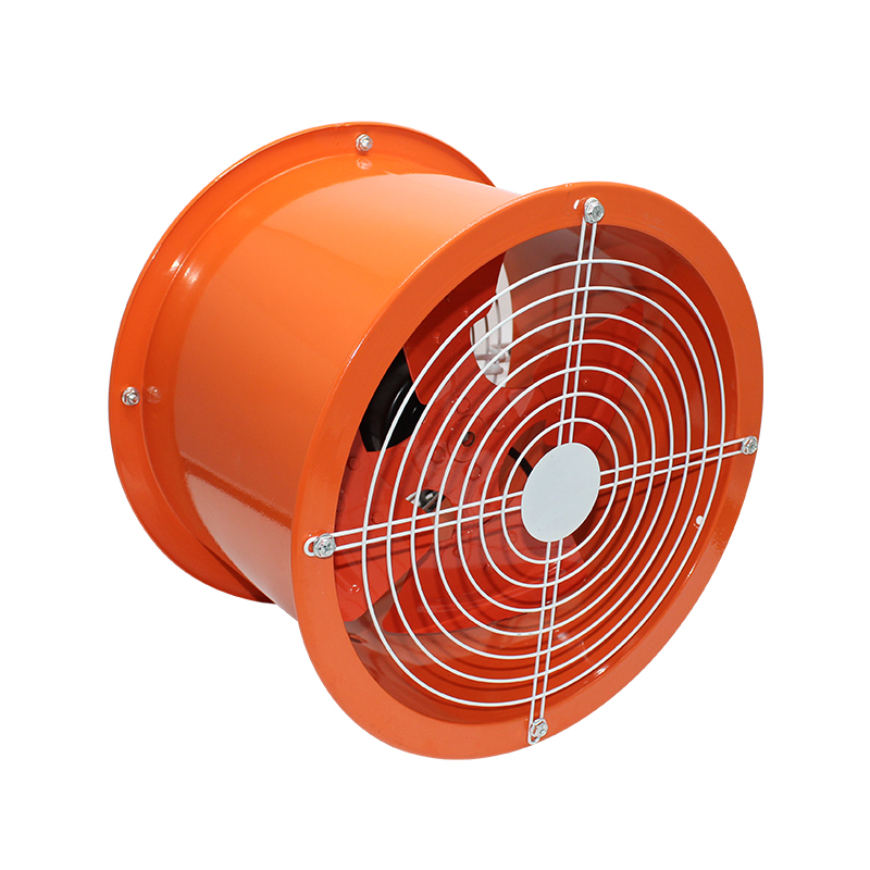 Cylindricus duct industriae axial fan, murum mounted duct axial fluxus fan